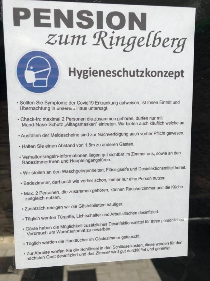 Pension Zum Ringelberg Erfurt Eksteriør billede